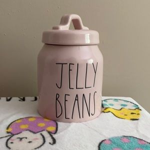 Rae Dunn Pink Jelly Beans Canister